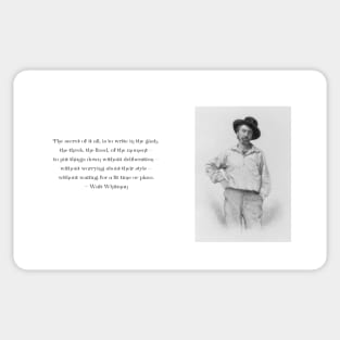 Walt Whitman Sticker